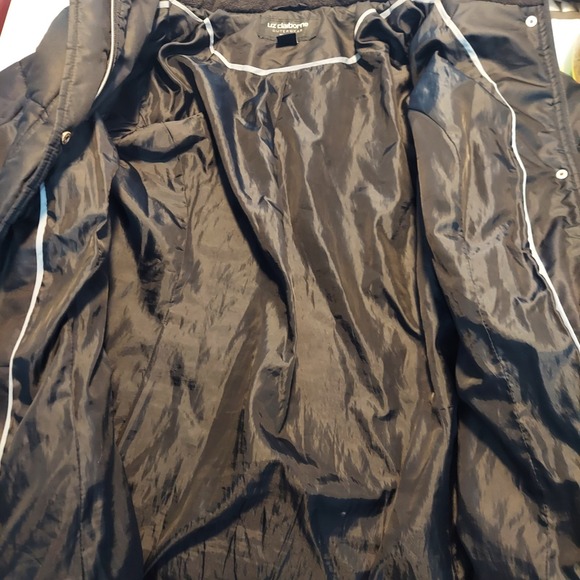 Liz Claiborne Women's Quilted Winter Jacket Coat Black Size 2X - Picture 7 of 10